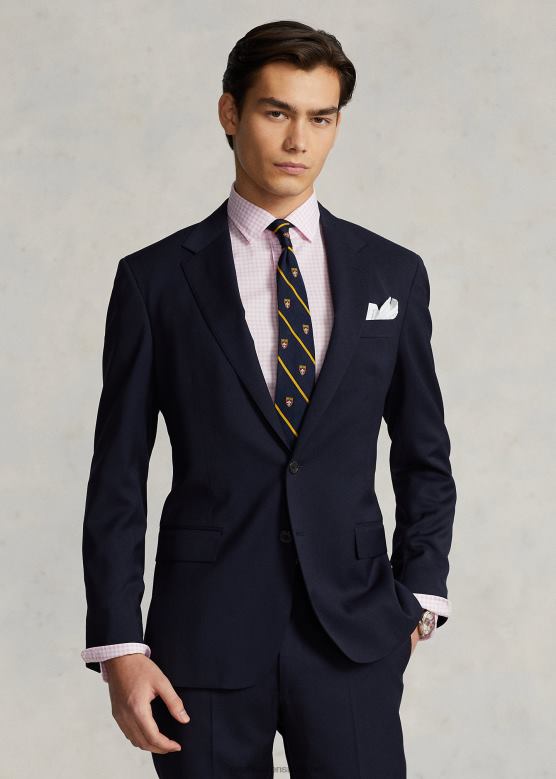 мушкарци Ralph Lauren уска кошуља од поплина V2V44745 кармел розе/бела