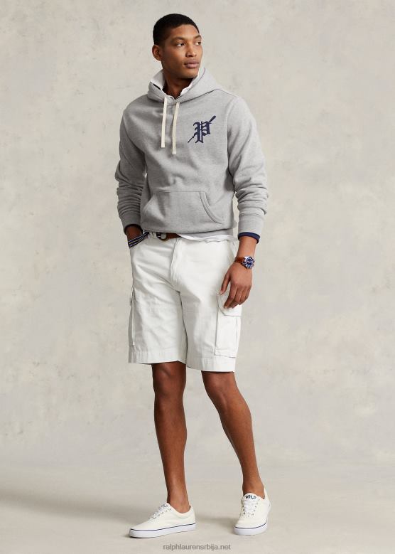 мушкарци Ralph Lauren 10,5 инча опуштеног кроја теретни крак од кепера V2V44319 палуба бела