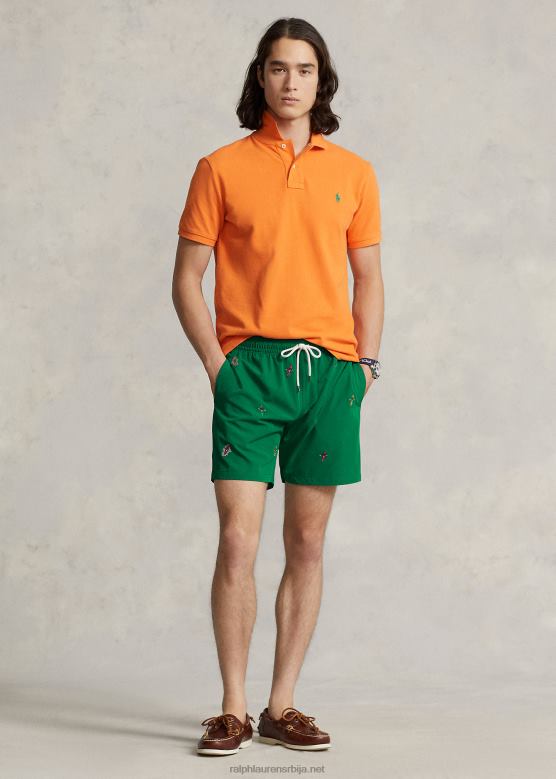 мушкарци Ralph Lauren 5,75-инчни путнички класични купаћи гепек V2V441017 примарни зелени кајак