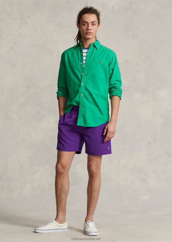 мушкарци Ralph Lauren 5,75-инчни путнички класични купаћи гепек V2V44295 љубичасти кактус