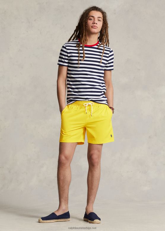 мушкарци Ralph Lauren 5,75-инчни путнички класични купаћи гепек V2V44300 згњечити лимун