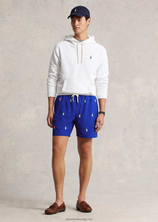 мушкарци Ralph Lauren 5,75-инчни путнички класични купаћи гепек V2V44408 рагби краљевски