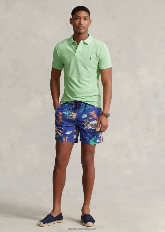 мушкарци Ralph Lauren 5,75-инчни путнички поло купаћи медвед V2V44562 лиге испод