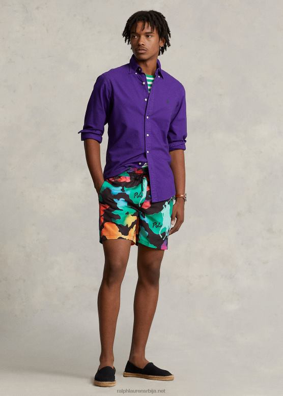 мушкарци Ralph Lauren 5,75-инчни путнички класични купаћи гепек V2V44664 инфрацрвена маска за плејер