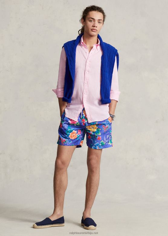 мушкарци Ralph Lauren 5,75-инчни путнички класични купаћи гепек V2V44771 авондале флорал