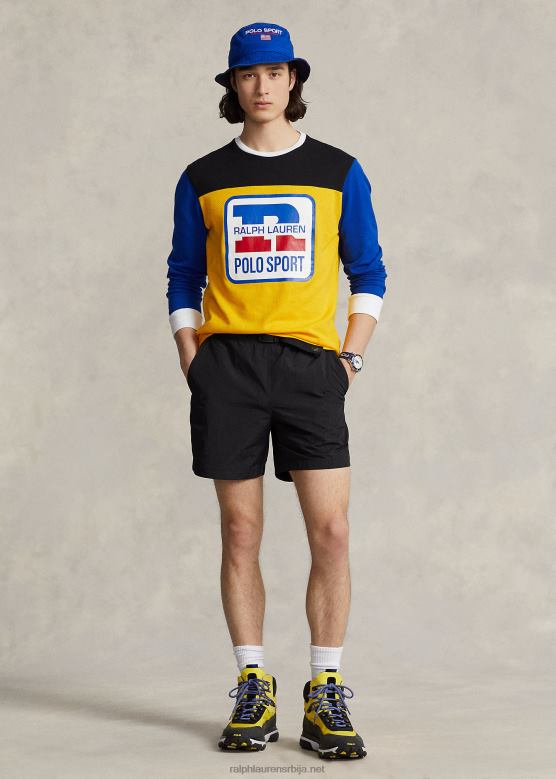 мушкарци Ralph Lauren Водоотпорни шортс класичног кроја од 6 инча V2V448438 црн