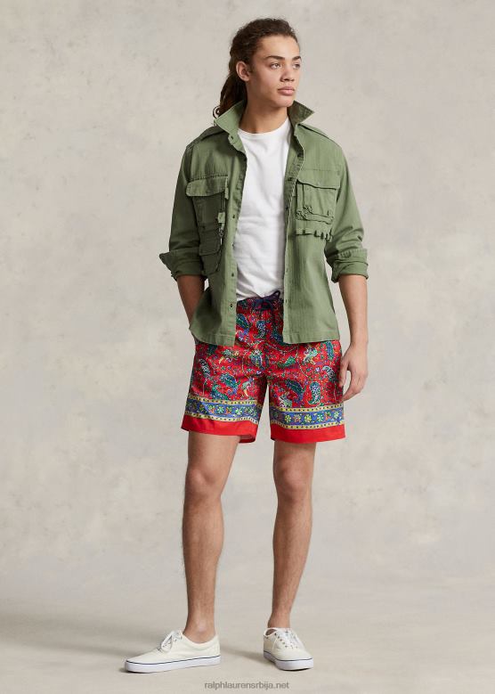 мушкарци Ralph Lauren 7,25-инчни купаћи пртљажник на палмином острву V2V44784