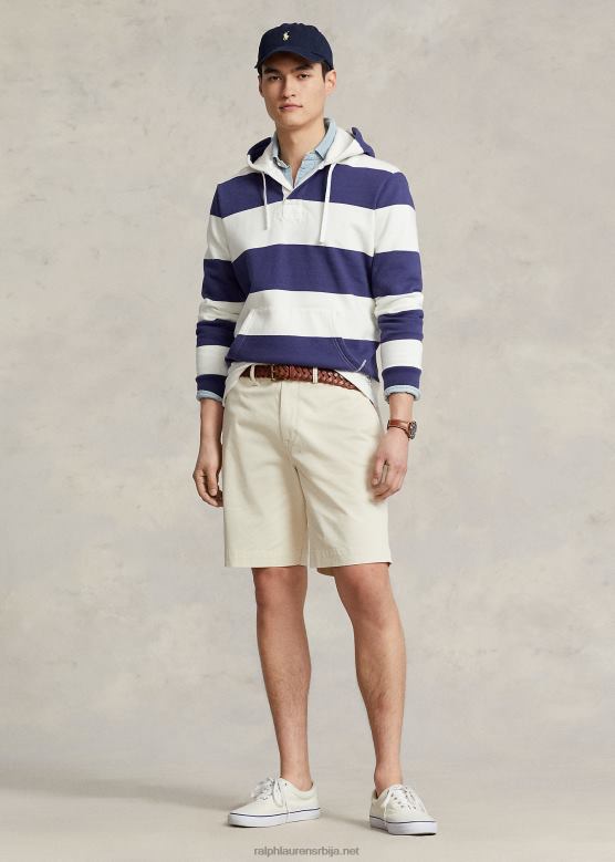 мушкарци Ralph Lauren 9-инчни растезљиви цхино кратке хлаче класичног кроја V2V44498 пуна крема