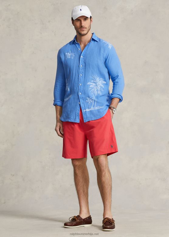 мушкарци Ralph Lauren путничка купаћа гаћа V2V441486 црвени гребен