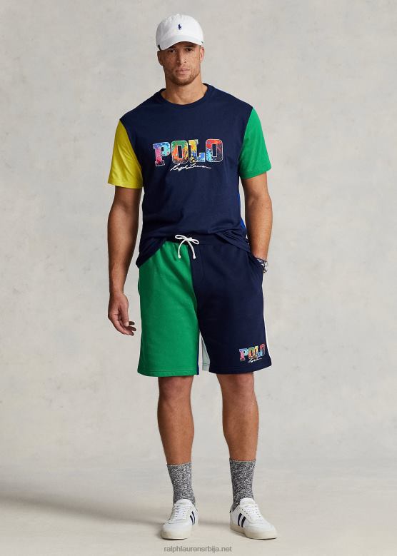 мушкарци Ralph Lauren кратка флиса у боји са логом V2V441660 крстарење морнарице мулти