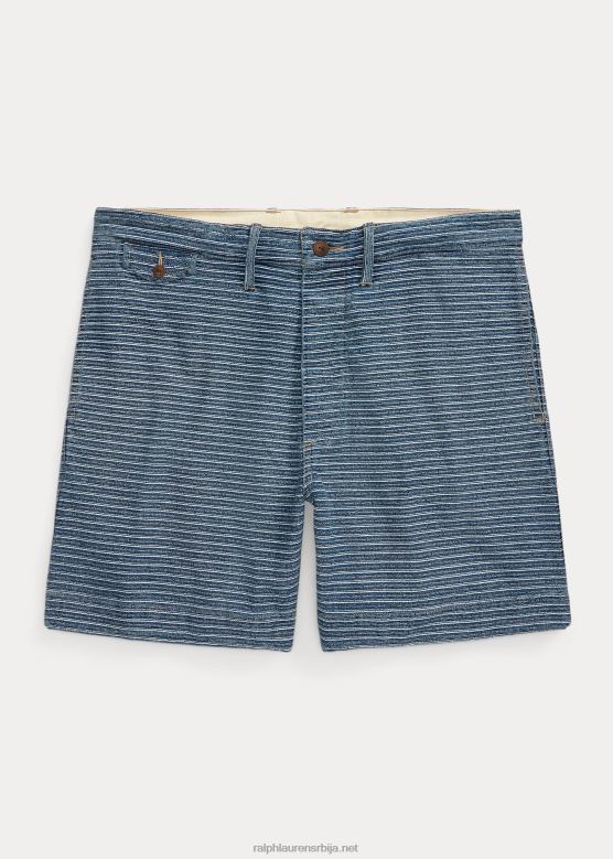 мушкарци Ralph Lauren кратки дрес на пруге V2V441701 индиго/крем