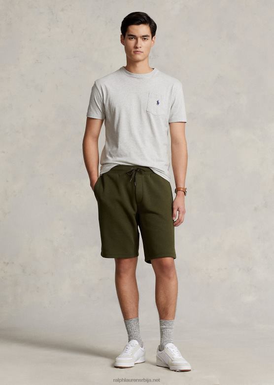 мушкарци Ralph Lauren двоструко плетене кратке V2V448407 компанија маслина