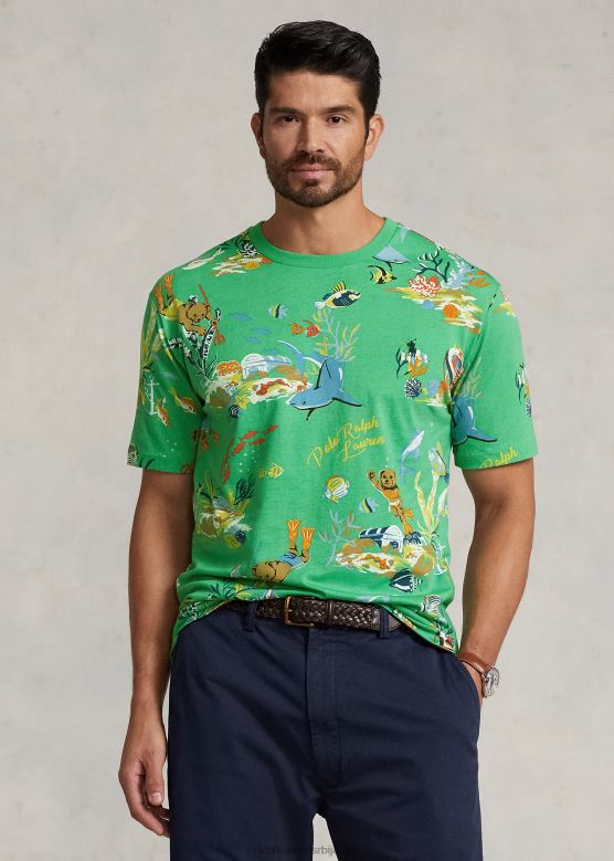 мушкарци Ralph Lauren мајица поло медведа V2V441317 зелен