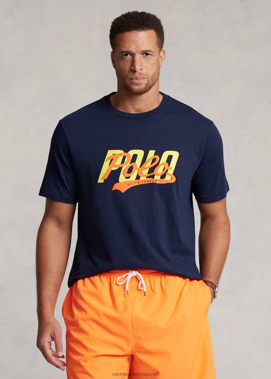 мушкарци Ralph Lauren мајица са наслаганим логотипом V2V441427 крстарење морнарице