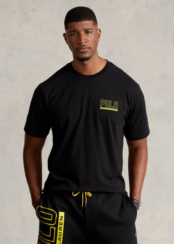 мушкарци Ralph Lauren мајица са кратким изрезом од дреса са логом V2V441491 црн