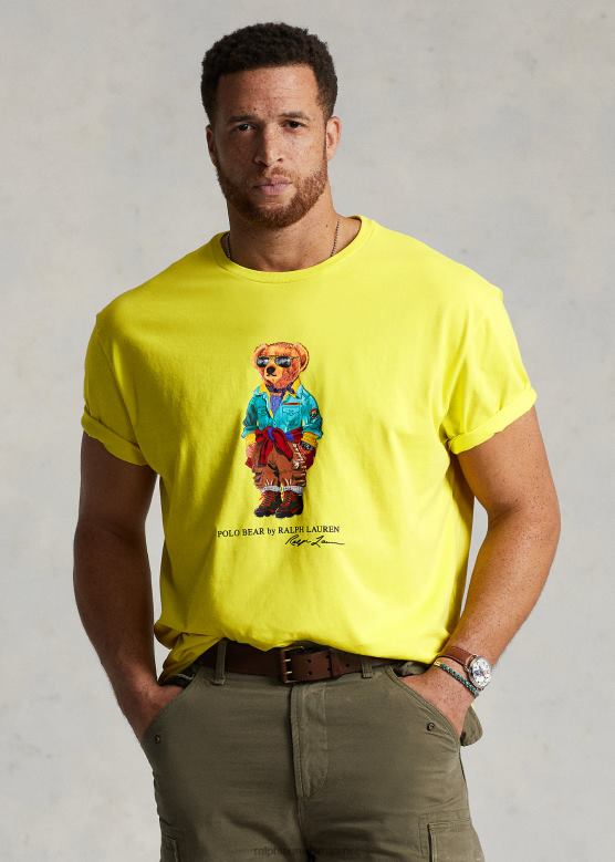 мушкарци Ralph Lauren мајица поло медведа V2V441566 ласер жути медвед