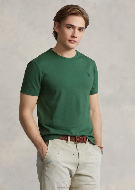 мушкарци Ralph Lauren мајица са округлим изрезом од дреса-све пристаје V2V44169 опрана шума