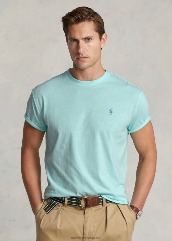мушкарци Ralph Lauren мајица са округлим изрезом од дреса-све пристаје V2V44170 исланд акуа