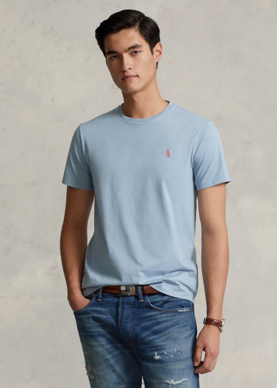 мушкарци Ralph Lauren мајица са округлим изрезом од дреса-све пристаје V2V44171 посуда плава