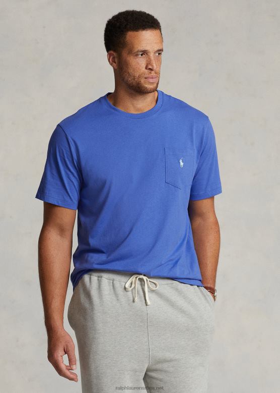 мушкарци Ralph Lauren мајица са џепом од дреса V2V441851 маидстоне блуе