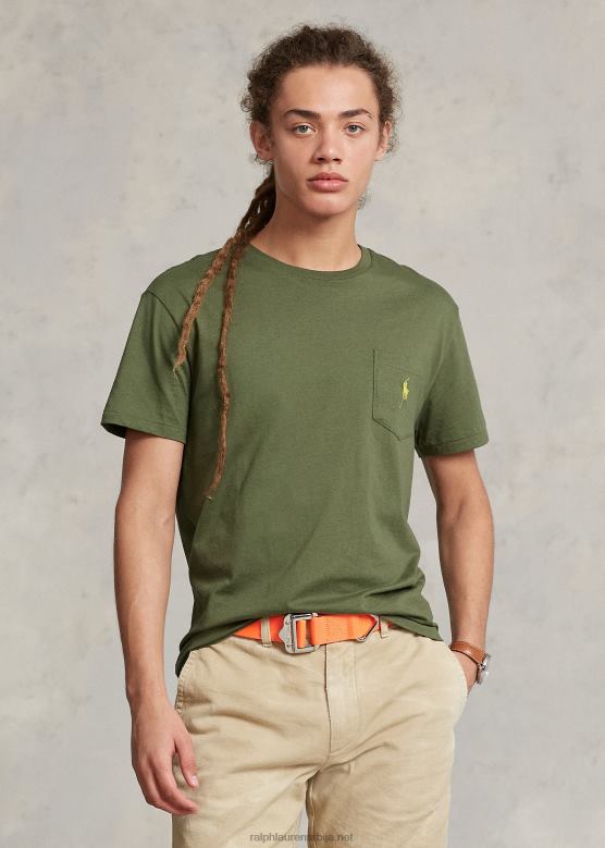 мушкарци Ralph Lauren мајица са џеповима од дреса-све пристаје V2V44243 тамна жалфија