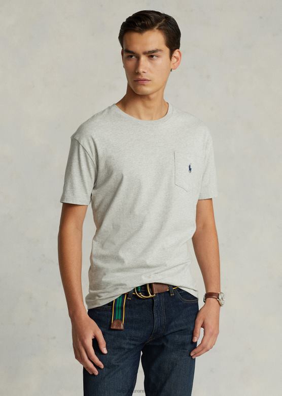 мушкарци Ralph Lauren мајица са џеповима од дреса-све пристаје V2V44249 Таилор Хеатхер