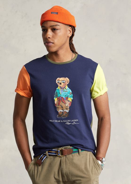 мушкарци Ralph Lauren мајица класичног поло медведа V2V44326 крстарење морнарице