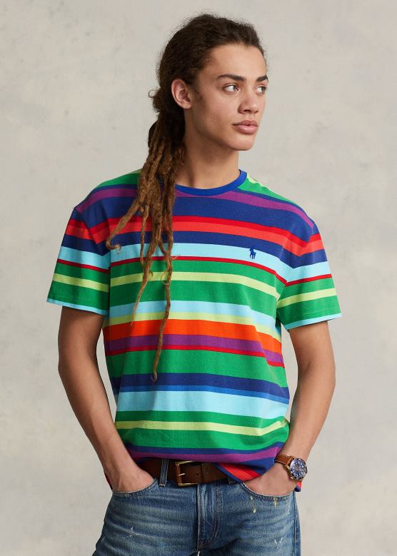 мушкарци Ralph Lauren мрежаста мајица класичног кроја V2V44492 стем мулти