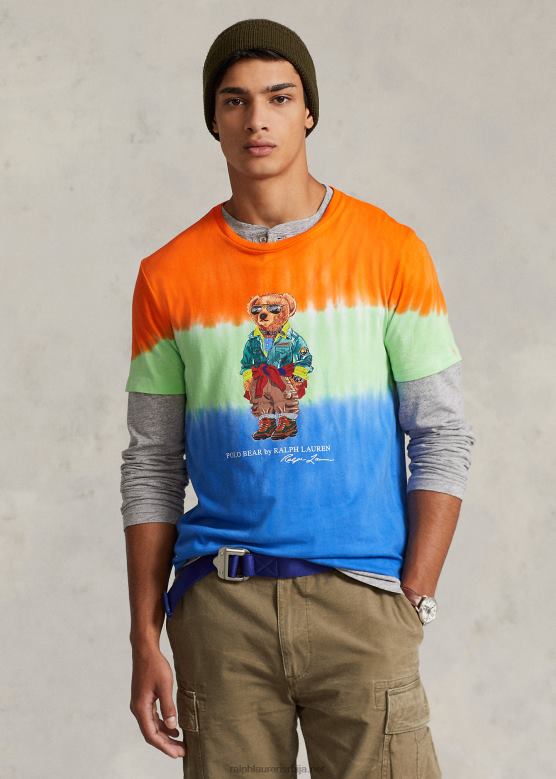 мушкарци Ralph Lauren Т-схирт мајица класичног кроја медведа V2V44706 сафирна звезда