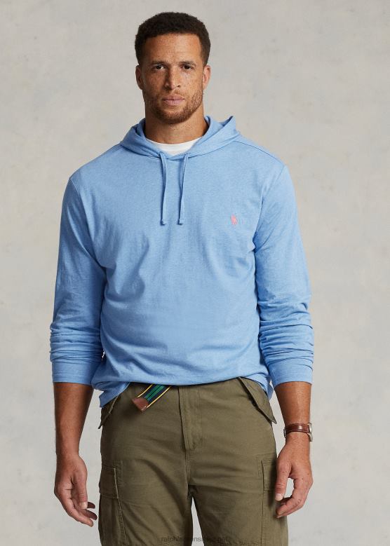 мушкарци Ralph Lauren мајица са капуљачом од дреса V2V448398 мека краљевска вријеска