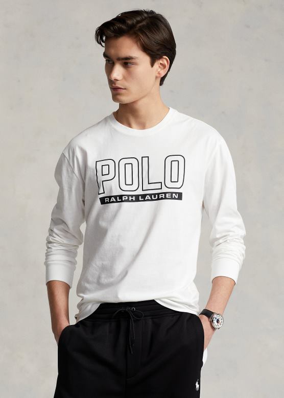 мушкарци Ralph Lauren мајица са кратким изрезом од дреса класичног кроја V2V448500 бео