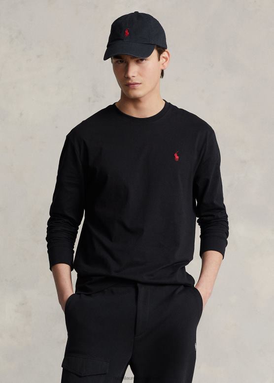 мушкарци Ralph Lauren мајица од дреса са класичним логом V2V44865 црн