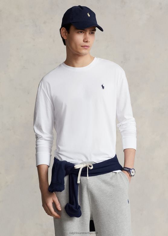 мушкарци Ralph Lauren мајица од дреса са класичним логом V2V44866 бео