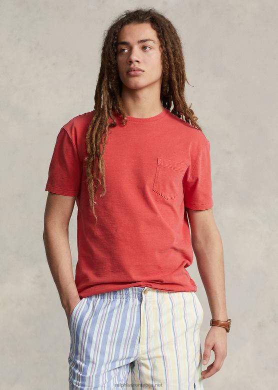 мушкарци Ralph Lauren мајица са џепом од дреса класичног кроја V2V44941 пост ред