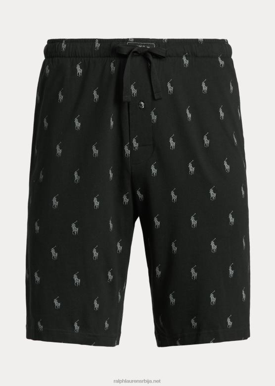 мушкарци Ralph Lauren кратка пони пиџама V2V441178 црн