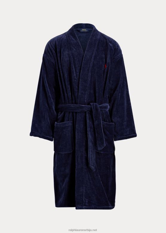 мушкарци Ralph Lauren фротир огртач V2V44494 морнарица