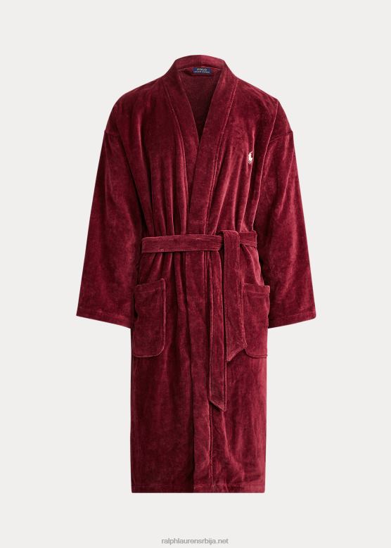 мушкарци Ralph Lauren фротир огртач V2V44495 класично вино