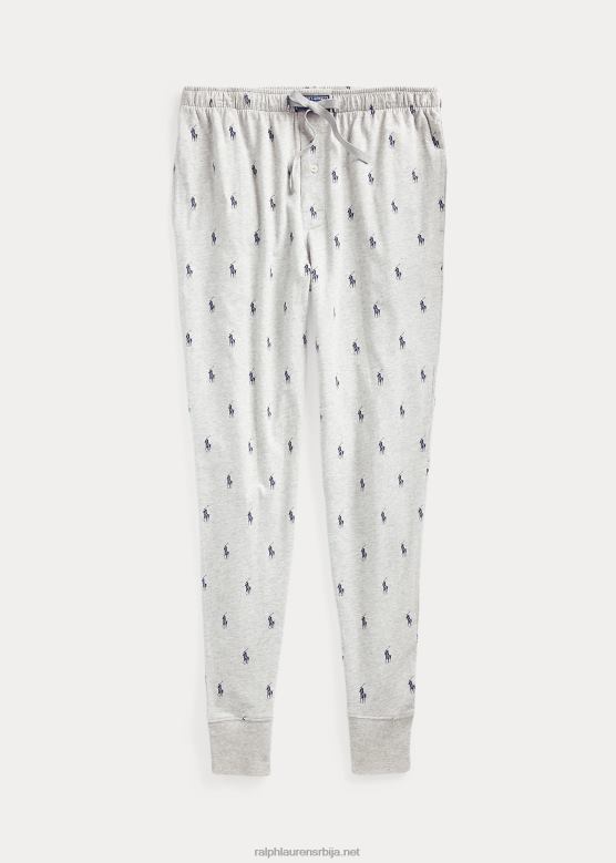 мушкарци Ralph Lauren алловер пони цоттон слееп јоггер V2V44610 и преко хеатхер/нави