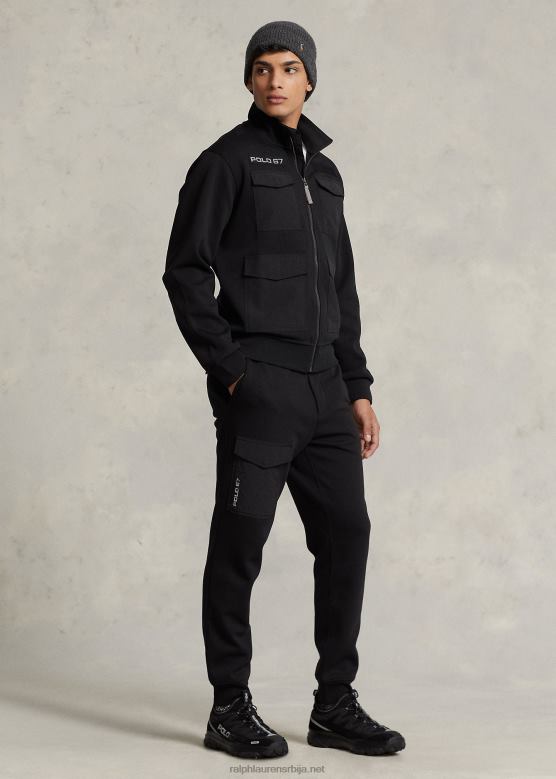 мушкарци Ralph Lauren водоодбојне хибридне панталоне за џогирање V2V44106 црн