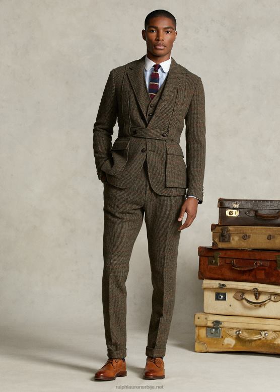 мушкарци Ralph Lauren панталоне из колекције морехоусе V2V441287 браон