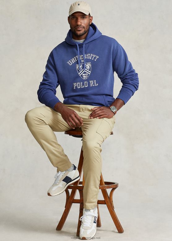 мушкарци Ralph Lauren стретцх слим фит карго панталоне од кепера V2V441392 класични каки