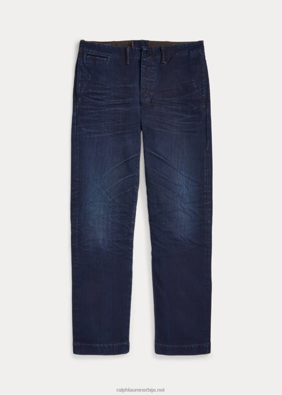 мушкарци Ralph Lauren официр бедфорд панталоне V2V441727 тамни индиго
