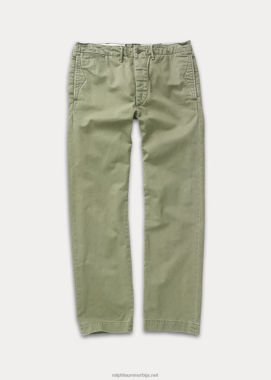 мушкарци Ralph Lauren официрске чино панталоне V2V441748 маслина