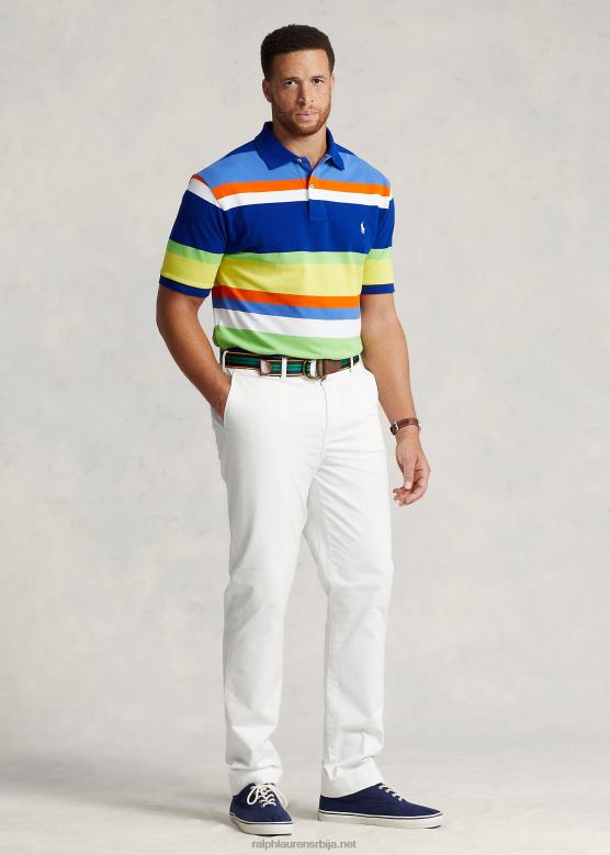 мушкарци Ralph Lauren растезљиве цхино панталоне класичног кроја V2V441864 палуба бела