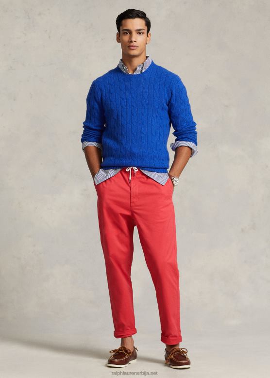 мушкарци Ralph Lauren поло препстер класичне чино панталоне V2V44576 десна црвена