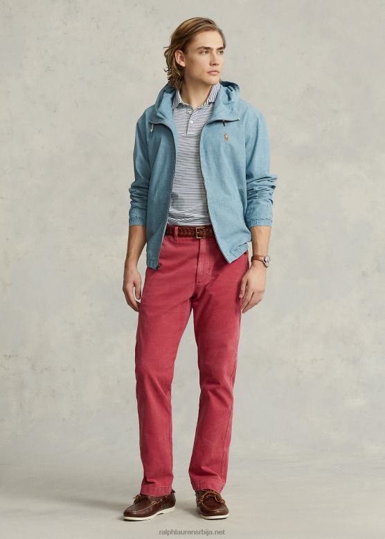 мушкарци Ralph Lauren салингер чино панталоне равног кроја V2V44838 љута паприка