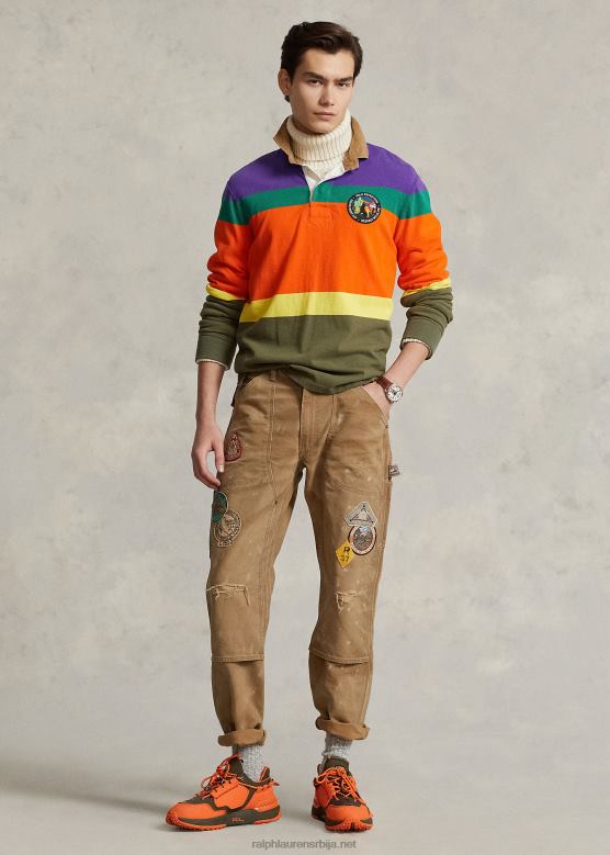 мушкарци Ralph Lauren платнене панталоне опуштеног кроја V2V448516