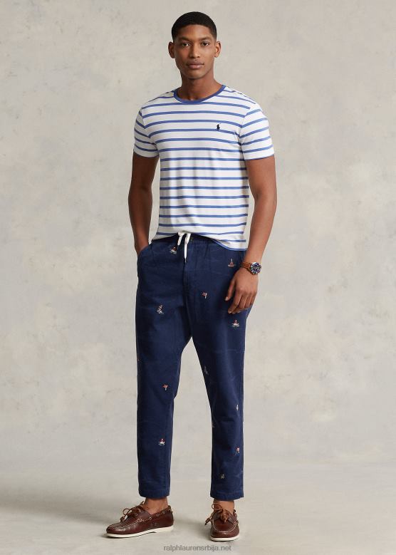 мушкарци Ralph Lauren поло препстер класичне чино панталоне V2V448618 њупортска морнарица/тактичка