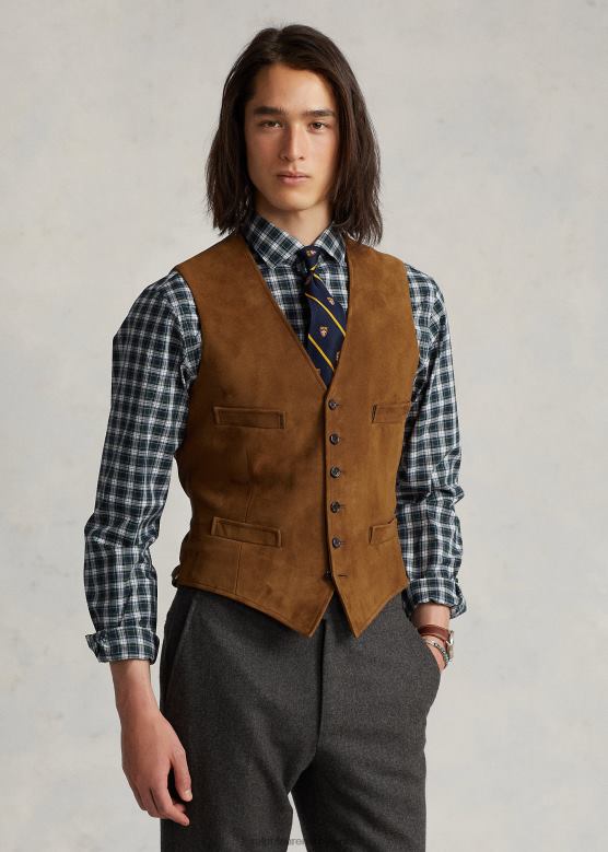 мушкарци Ralph Lauren антилоп прслук V2V441262 нова бледоцрвена