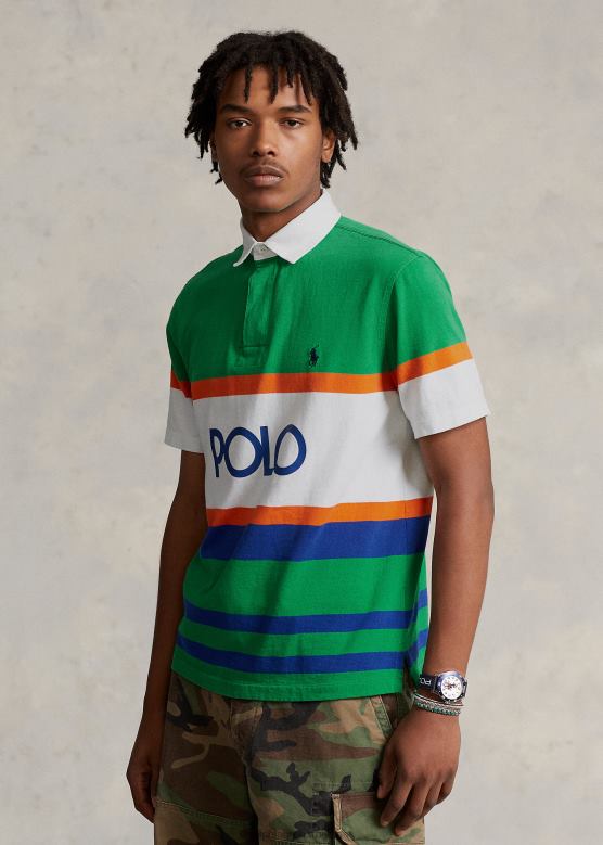 мушкарци Ralph Lauren рагби мајица од дреса класичног облика са логом V2V44856 стем мулти